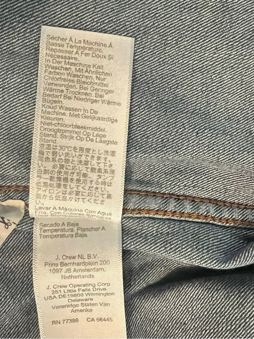 Crewcuts J.Crew Girls Classic Blue Denim Jacket Size 12